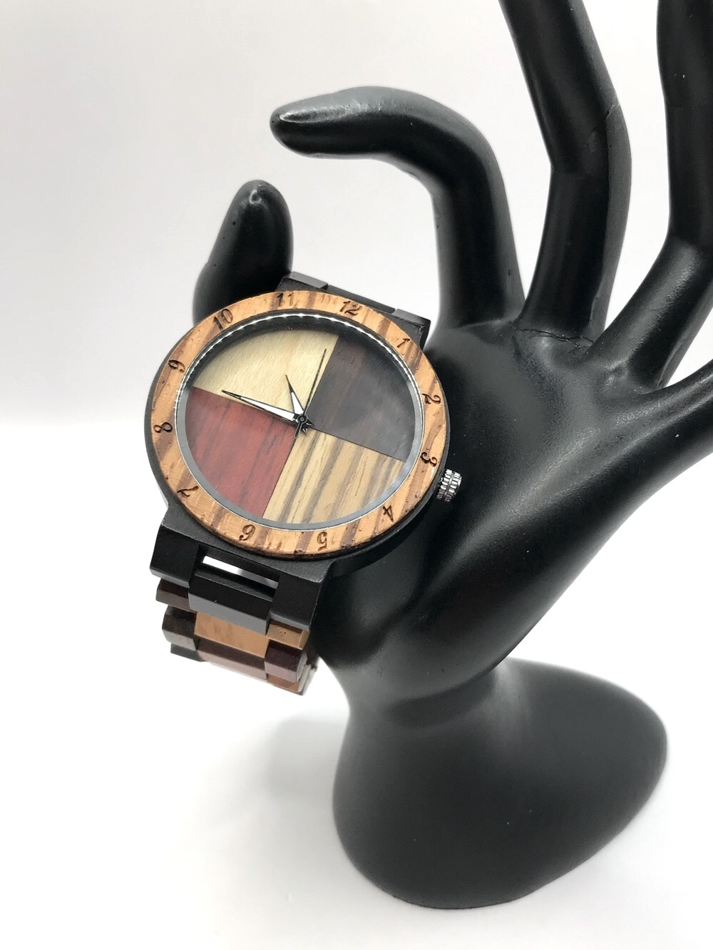 Men's Multi-Tone Wood Watch